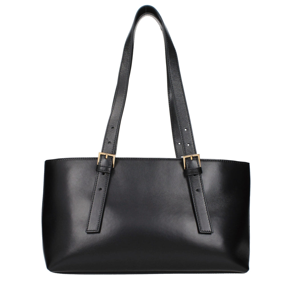 Black Leather Shoulder Bag