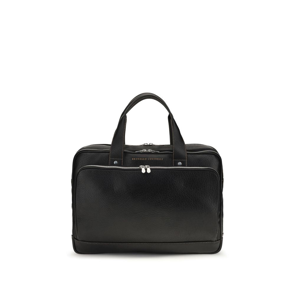 Black Calf Leather Bos Taurus Handbag