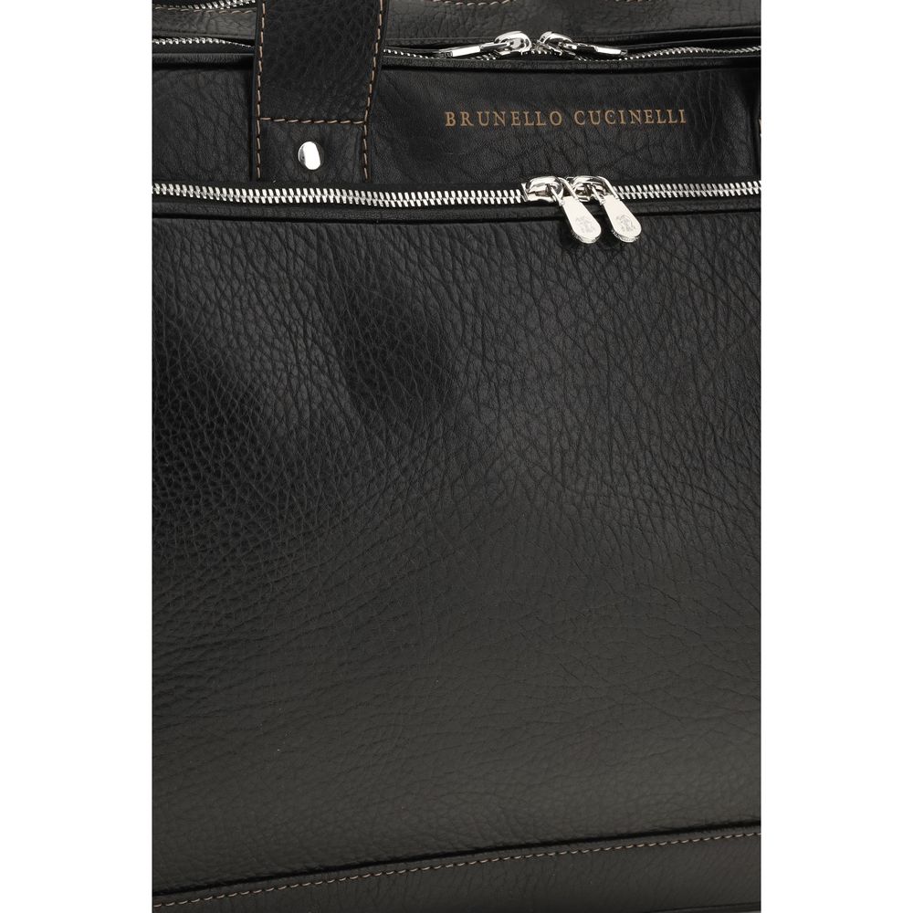 Black Calf Leather Bos Taurus Handbag