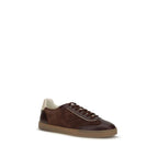Bordeaux Calf Leather Bos Taurus Low Top Sneakers