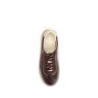 Bordeaux Calf Leather Bos Taurus Low Top Sneakers