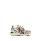 Multicolor Polyester Athletic Sneakers