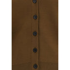 Brown Wool Oves Aries Cardigan