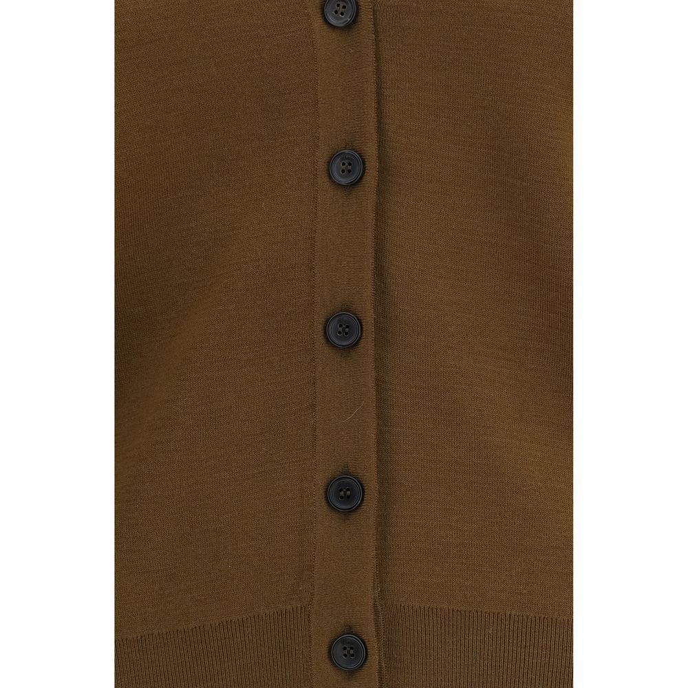 Brown Wool Oves Aries Cardigan