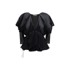 Black Silk Blouse