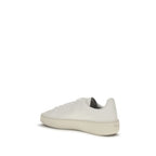 White Calf Leather Bos Taurus Low Top Sneakers