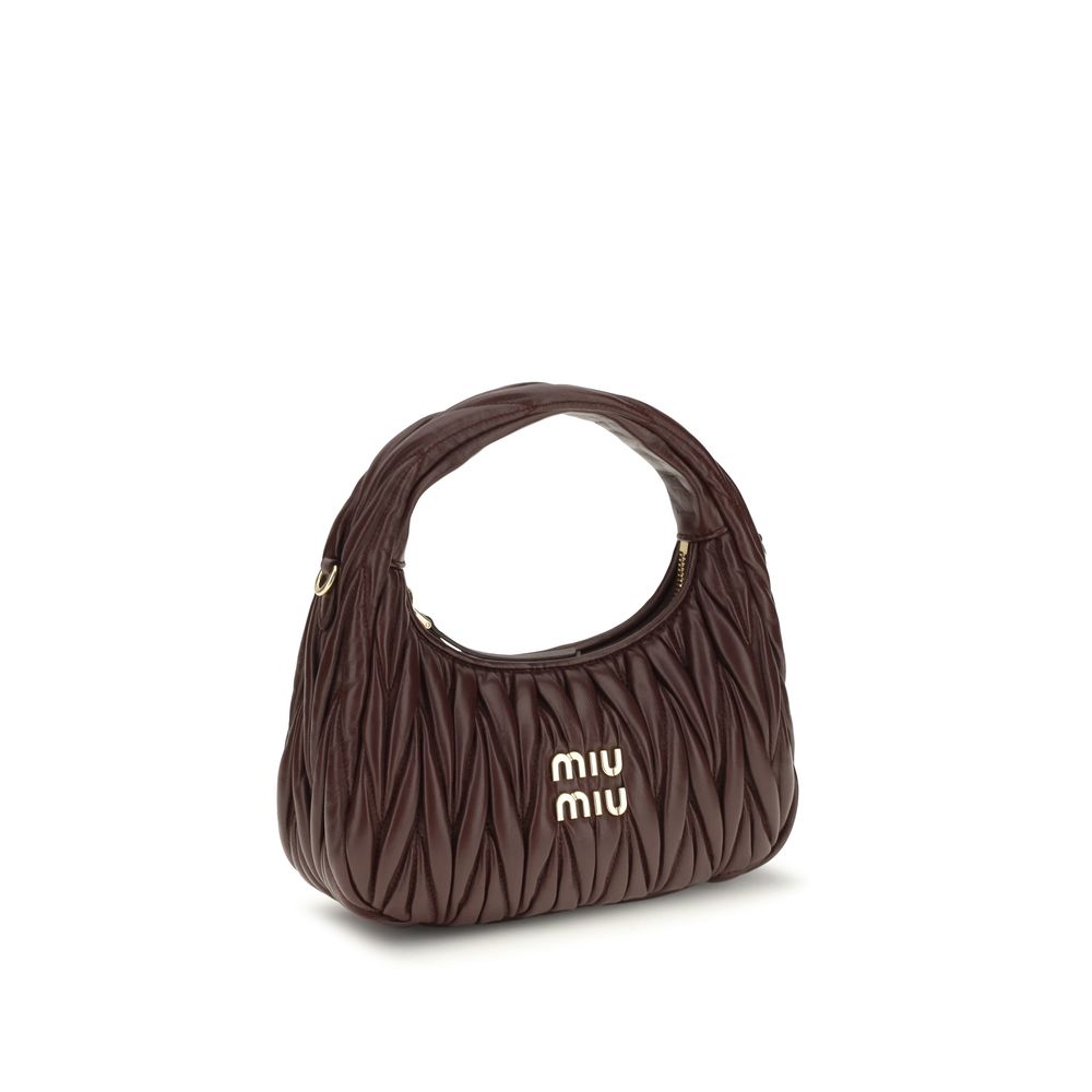 Bordeaux Calf Leather Bos Taurus Shoulder Bag