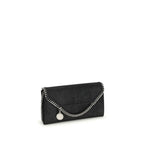 Black Polyester Shoulder Bag