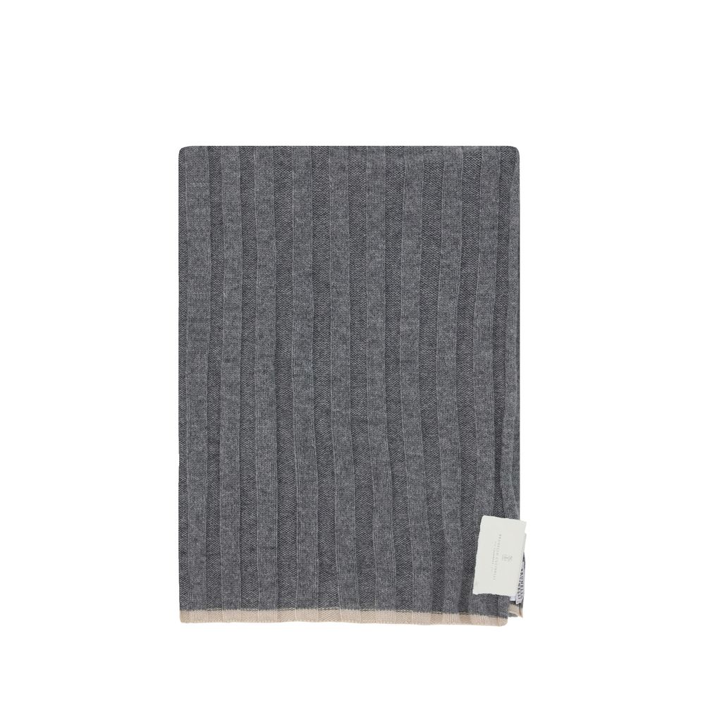 Gray Cashmere Scarf