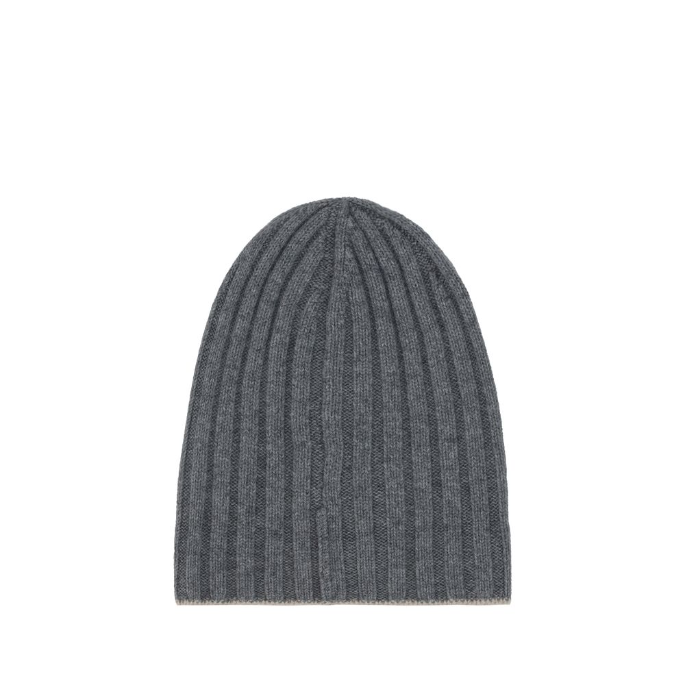 Gray Cashmere Beanie