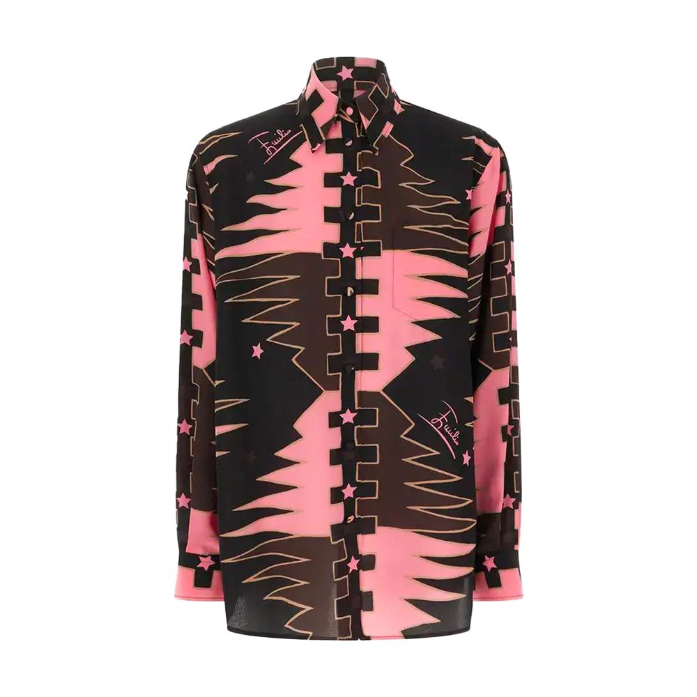 Multicolor Silk Pattern Shirt