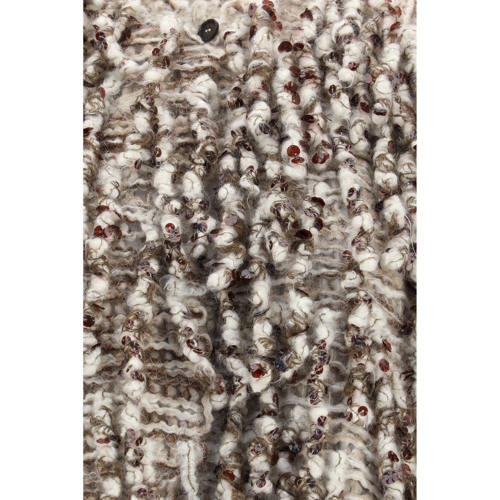 White Mohair Cardigan