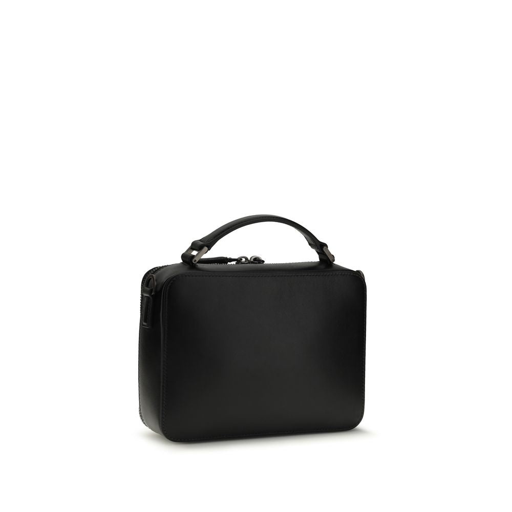 Black Calf Leather Bos Taurus Shoulder Bag