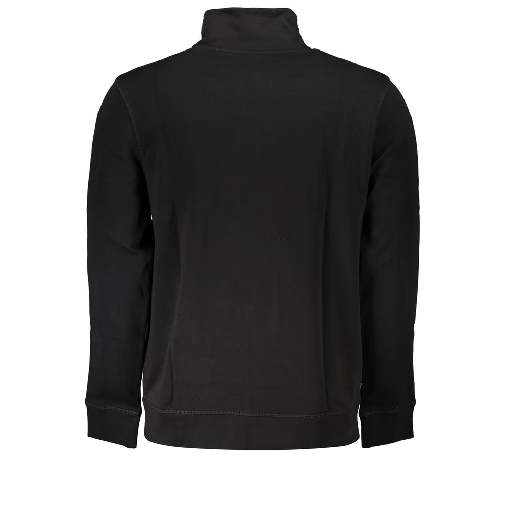Black Cotton Men's Sweatshirt