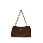 Brown Suede Leather Shoulder Bag