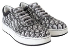 Silver Black Glitter Hawaii Sneakers
