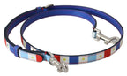 Multicolor 100% Leather Bag Accessory Shoulder Strap