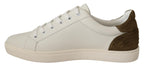 White Suede Leather Mens Low Tops Sneakers