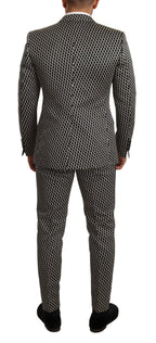 Dark Gray Check 3 Piece Set MARTINI Suit