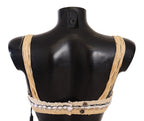 Beige Straw Raffia Woven Crochet Cover Up Top