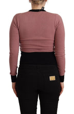 Pink Cashmere Crewneck Sartoria Pullover Sweater