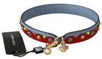 Blue Handbag Accessory Leather Shoulder Strap