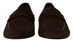 Shoes Dress Loafers Brown Leather Slip Shoes