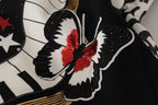 Black Love Clock Sequined Piano Skirt