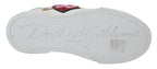 White Leather Sneaker Portofino Logo Heart Shoes