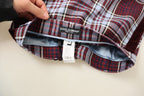 Gray Checked High Waist Cropped Trouser Pants