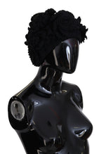 Black Wool Knit Winter Beanie Hat