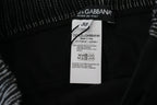 Black Straight Fit Cotton Pants