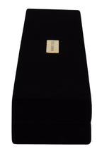 Black Velvet Logo Plaque Storage Bracelet Jewelry Box