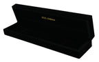 Black Velvet Logo Plaque Storage Bracelet Jewelry Box