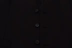 Dark Blue Wool Stretch Waistcoat Formal Vest