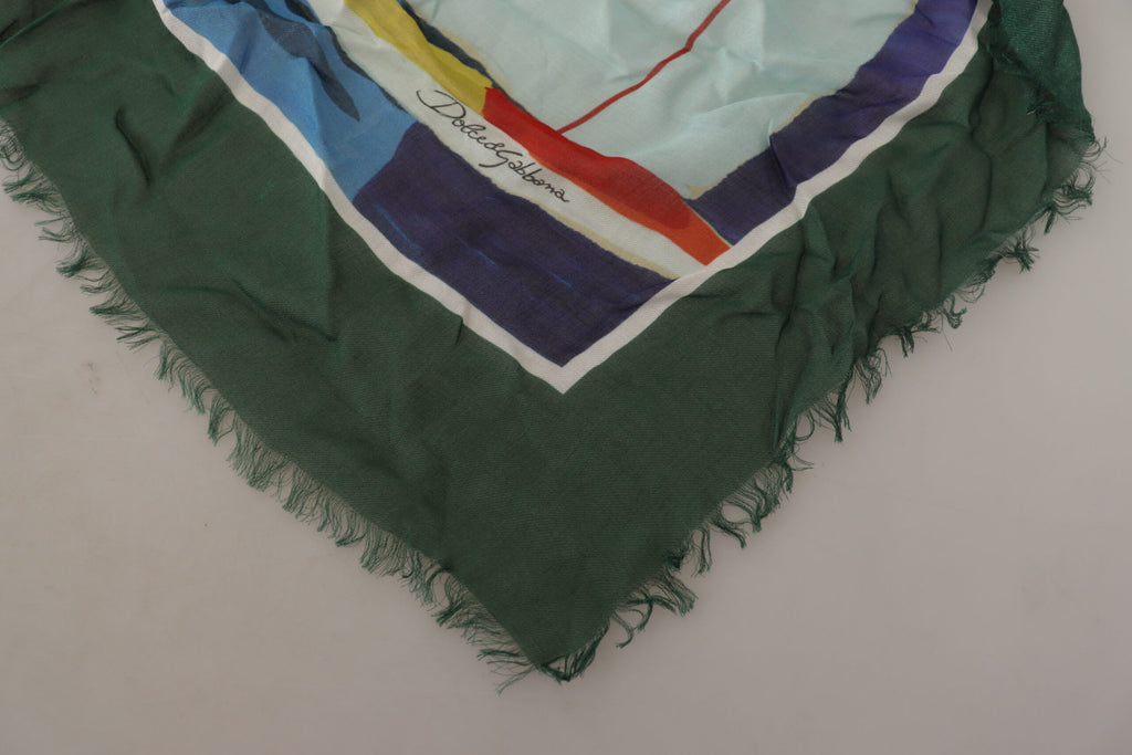 Multicolor Sorrento DG Shawl Fringe Scarf