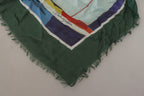 Multicolor Sorrento DG Shawl Fringe Scarf