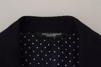 Blue Wool Formal Taormina Blazer