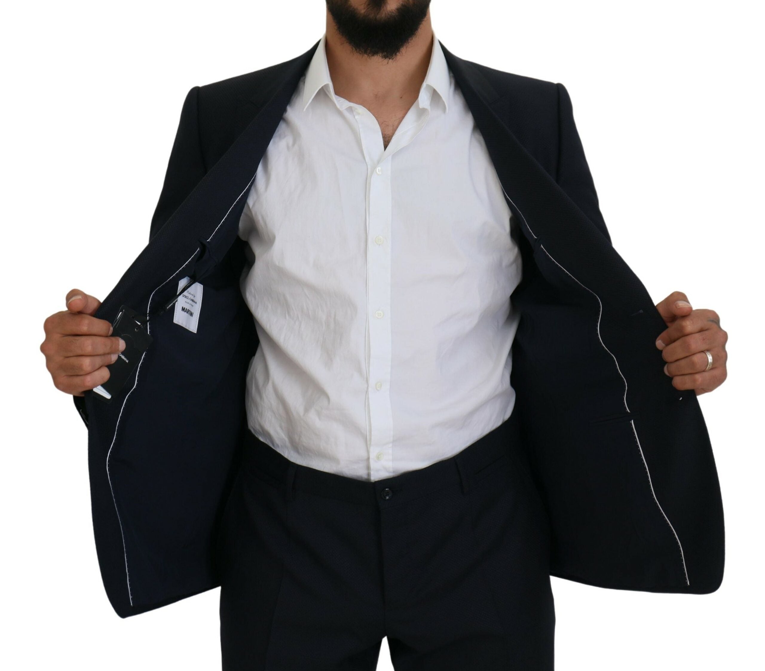 Blue Single Breasted 2 Piece MARTINI Suit