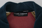 Multicolor Cotton Collared Pullover Sweater