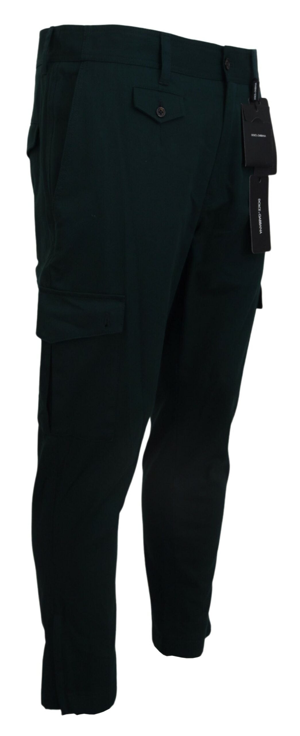 Green Cargo Cotton Stretch Jeans Pant