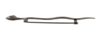 Silver Brass Crystal Spilla Serpente Brooch Pin