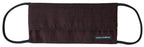 Maroon Pleated Elastic Ear Strap Face Mask