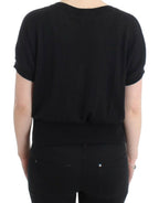 Black short sleeved jumper