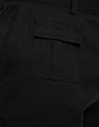 Black Gray slim Cotton Denim Jeans
