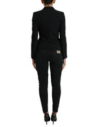 Black Wool Single Breasted Blazer Coat Jacket