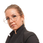 Pink Metal Glasses (Frames)