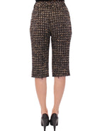 Multicolor Wool Shorts Pants