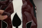 Black Bordeaux Hooded Leather DG King of Love Jacket