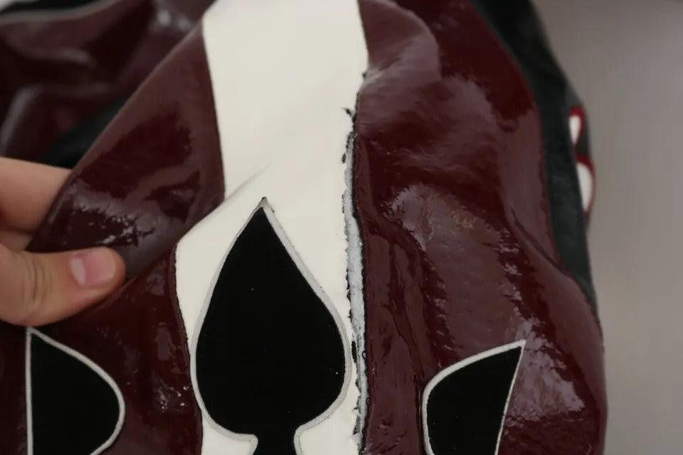 Black Bordeaux Hooded Leather DG King of Love Jacket
